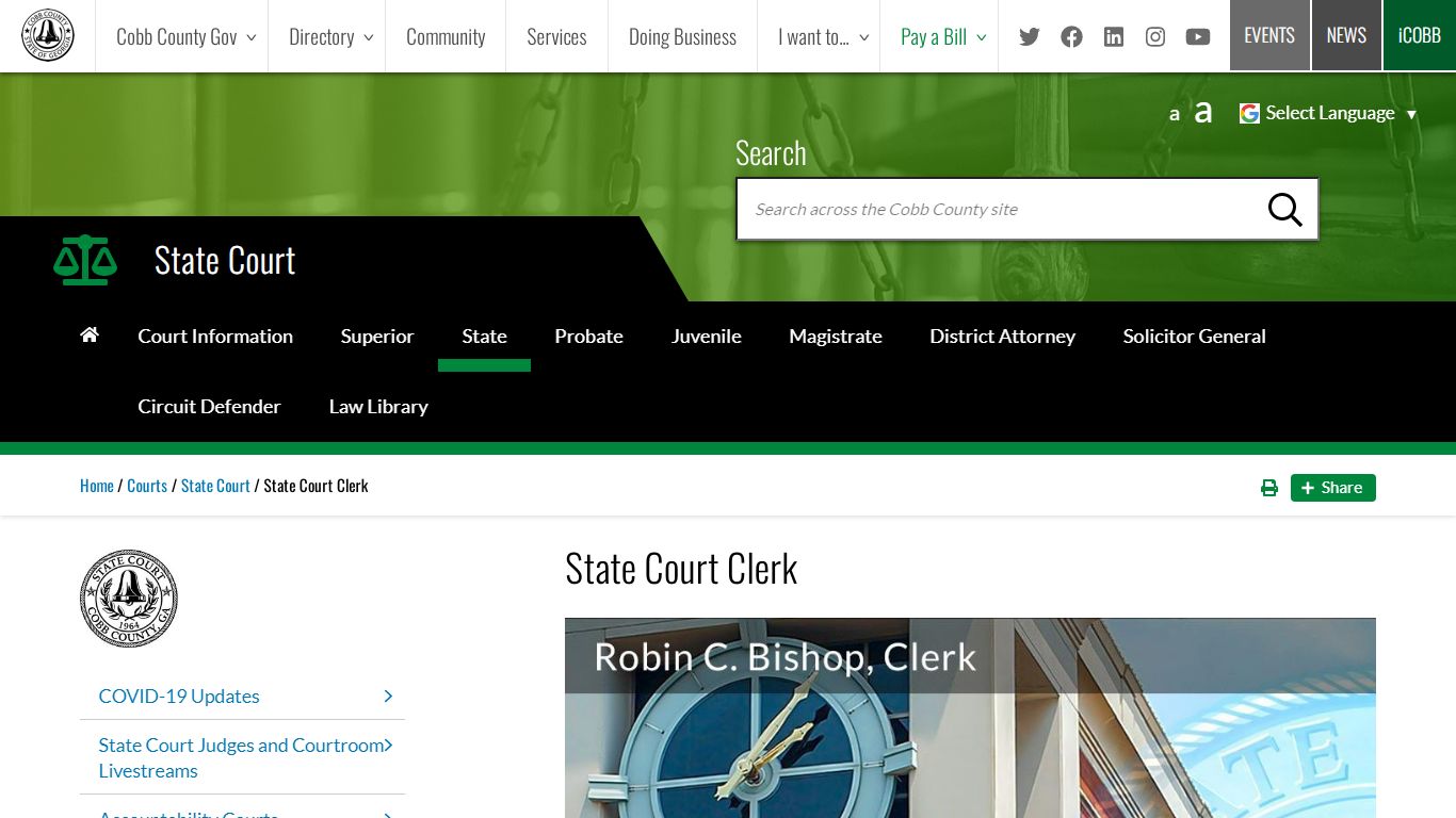 State Court Clerk | Cobb County Georgia